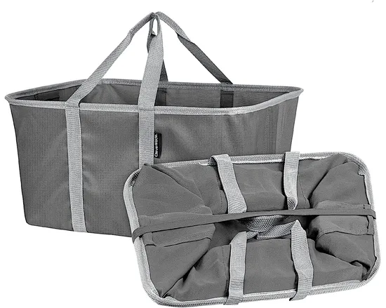 HEAVY DUTY 2 Pack means you can use one laundry basket to tote dirty clothes to the washer and use the other to put clean, folded clothes away from the dryer. Carry handles mean hands free toting.
